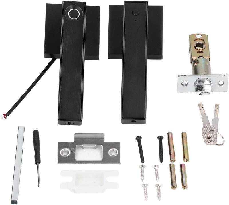 woobles Electronic lock, anti-theft zinc alloy fingerprint lock with key for hotel home - Image 1